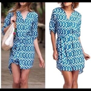 Anthropologie Button Down Print Dress